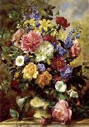 Floral, beautiful classical still life of flowers.101